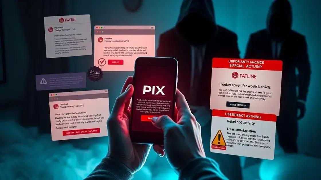 Principais características das fraudes pix