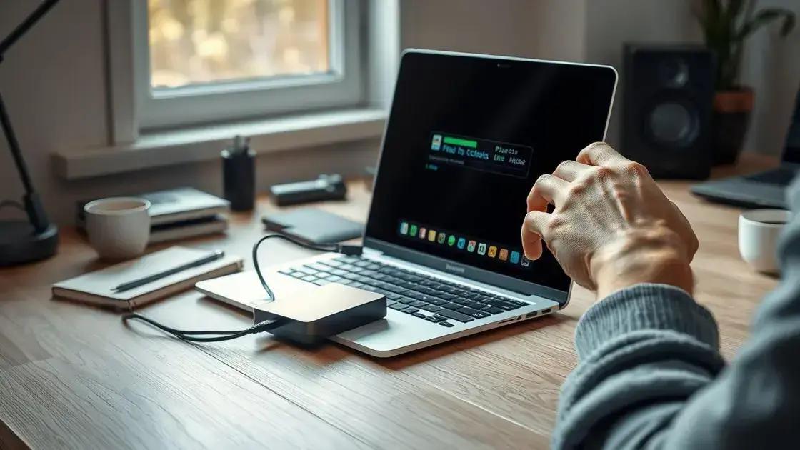 Como fazer backup em dispositivos externos