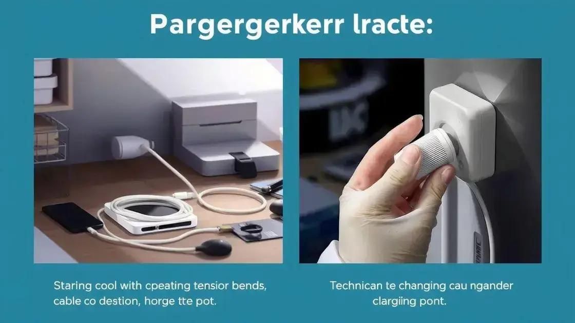 Como cuidar do seu carregador