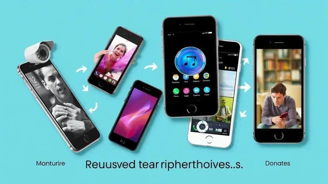 Por que reutilizar smartphones pode ser vantajoso?