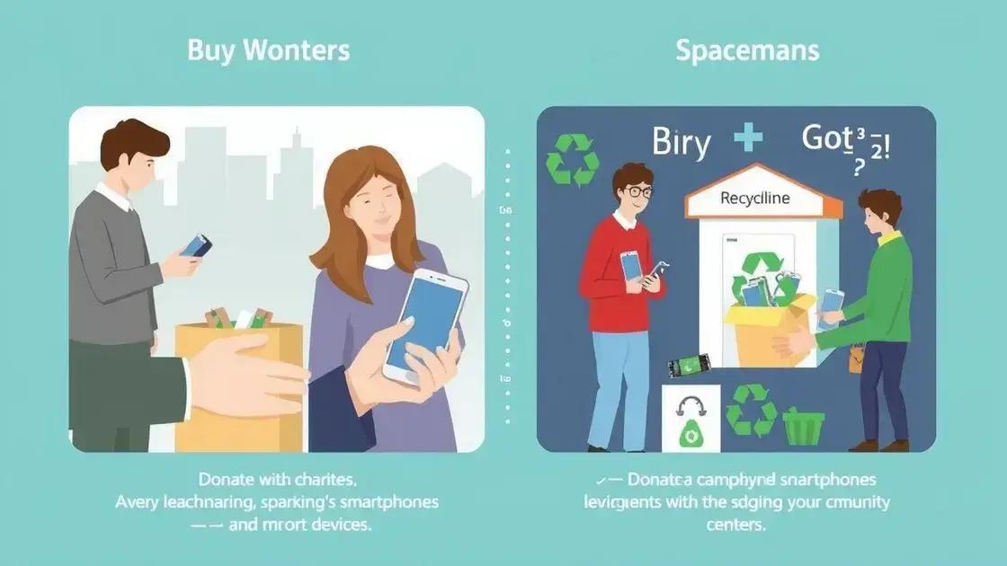 Como reutilizar smartphone para doação e reciclagem